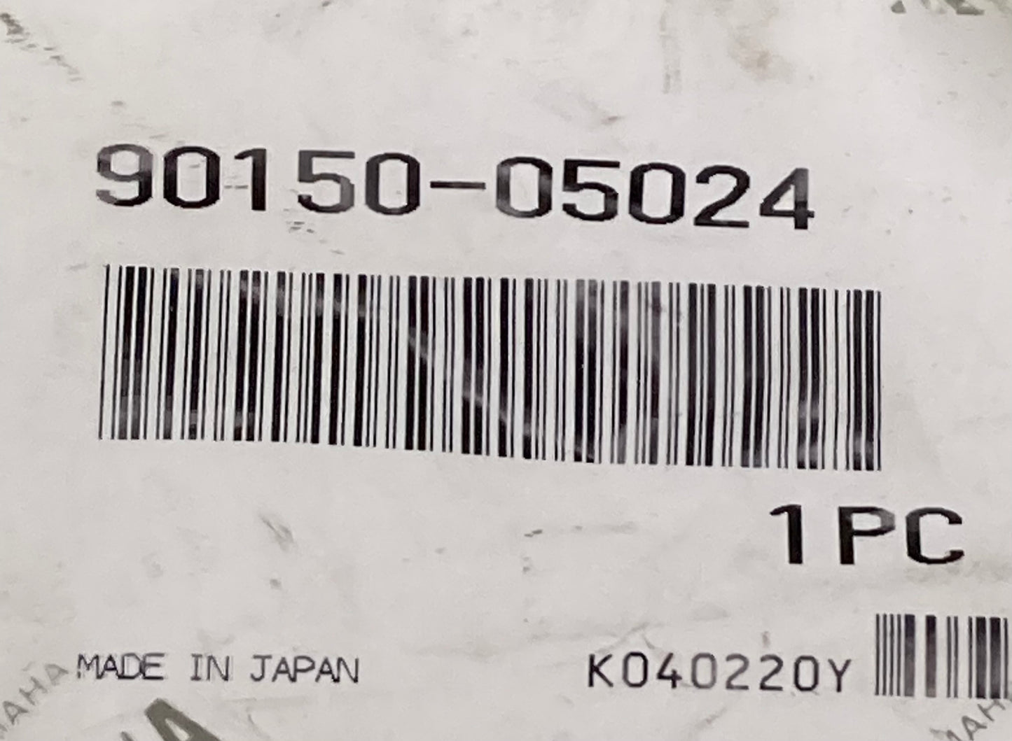 New Genuine Yamaha 90150-05024 Screw, Round, Head; 90150-05024-00