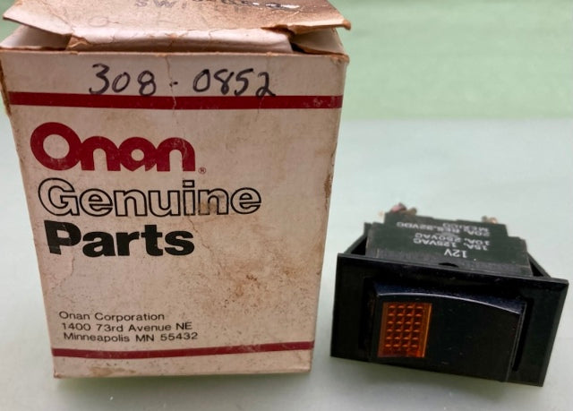 ONAN 308-0852 Rocker Switch New Genuine