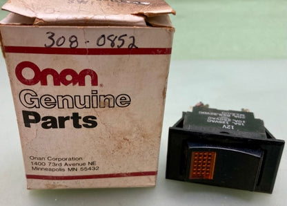 ONAN 308-0852 Rocker Switch New Genuine