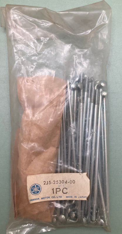 New Genuine Yamaha 2J5-25304-00 Rear Spoke Set, 36 Spokes 36 Nipples