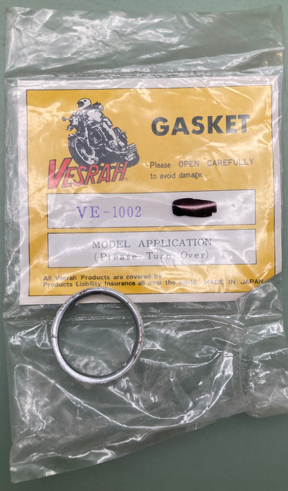 New Genuine Vesrah VE-1002 Exhaust Gasket 18291-028-000
