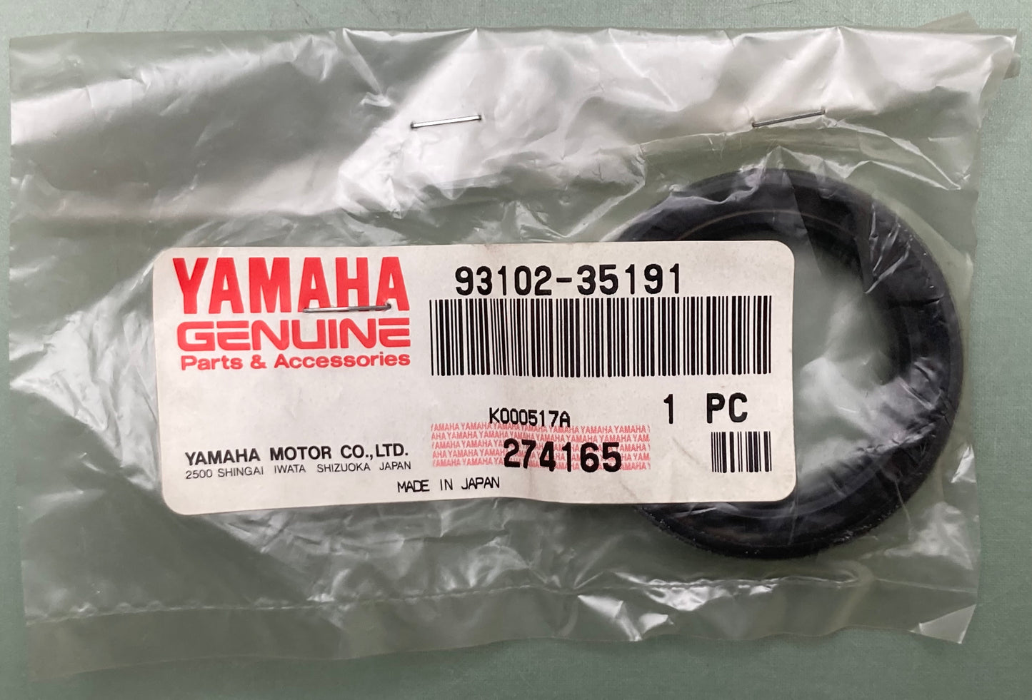 New Genuine Yamaha 93102-35191 Oil Seal SD-Type 93102-35349-00