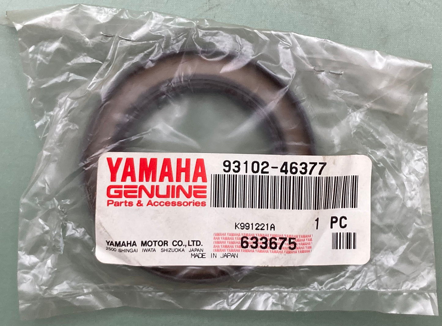 New Genuine Yamaha 93102-46377 Oil Seal