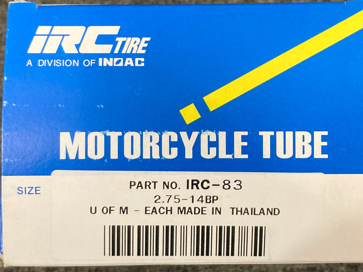 New Genuine IRC IRC-83 MC Tube 2.75-14BP