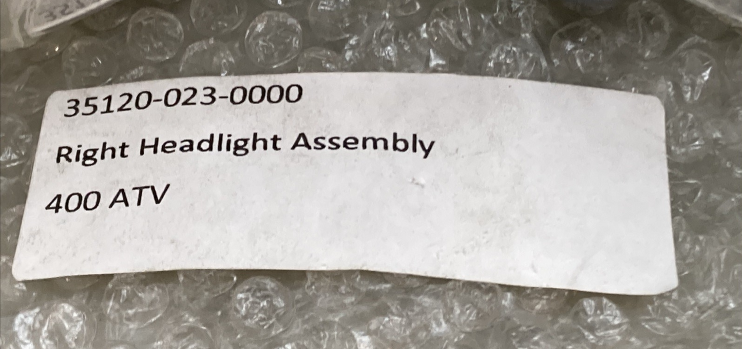 NEW REPLACES HISUN 35180-103-0000 Front Light Right 400cc