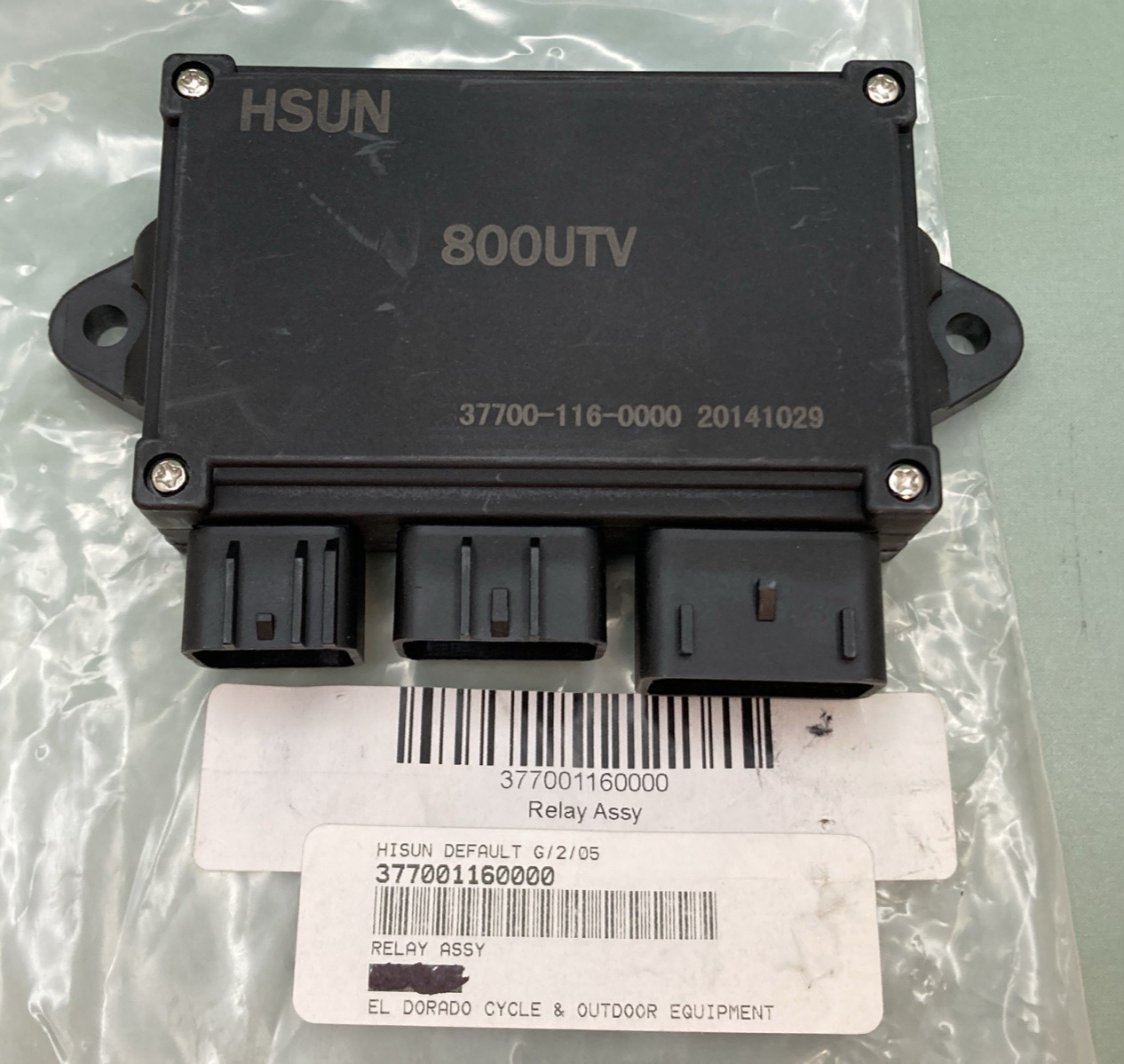 NEW GENUINE HISUN 37700-116-0000 Relay Assembly - 400cc ATV, 800cc UTV