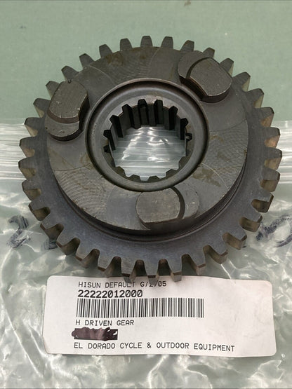 NEW REPLACES HISUN 22222-012-0000 High Driven Gear
