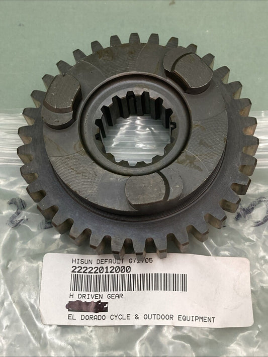 NEW REPLACES HISUN 22222-012-0000 High Driven Gear