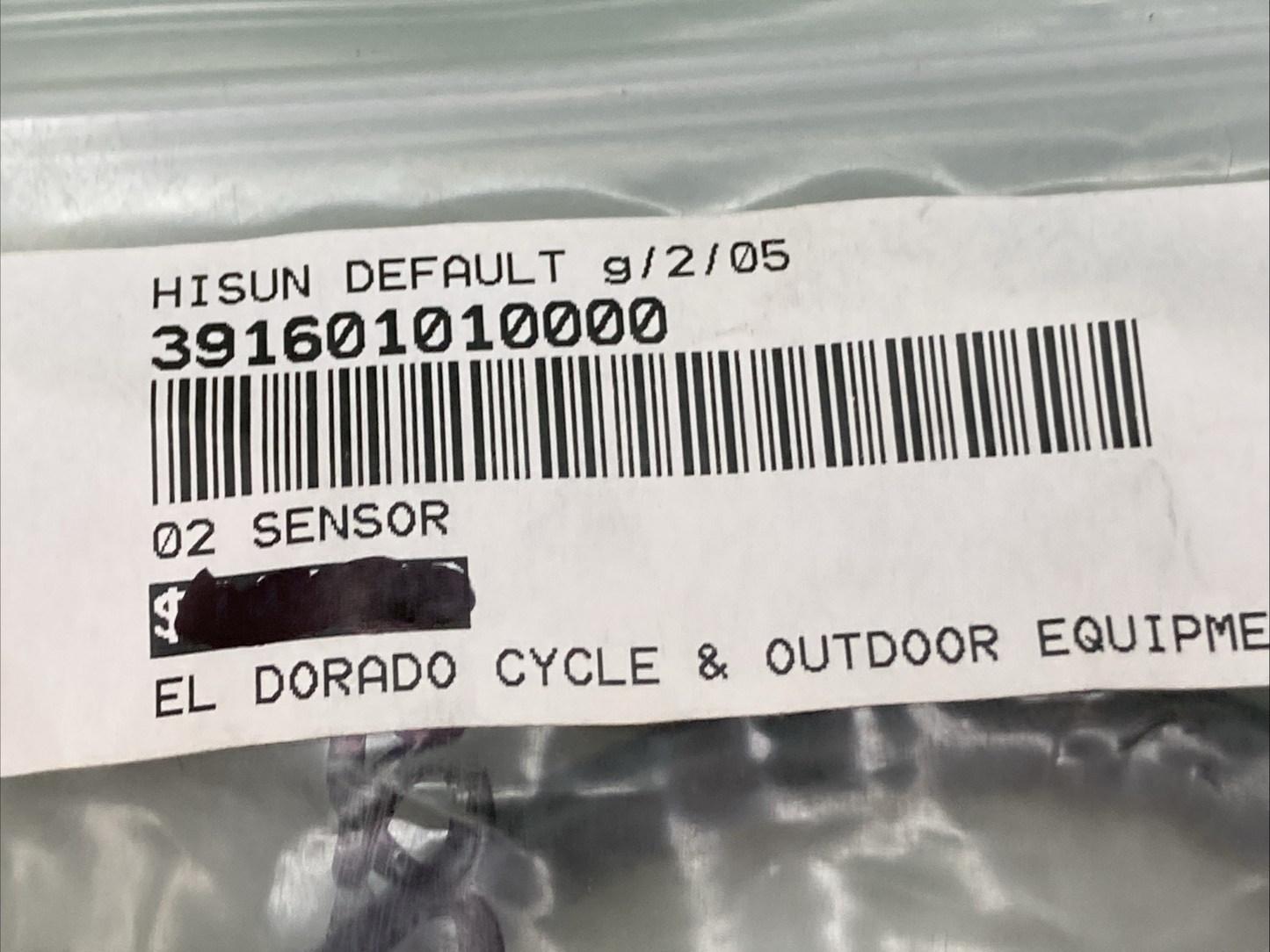 NEW REPLACES HISUN 39160-101-0000 O2 SENSOR