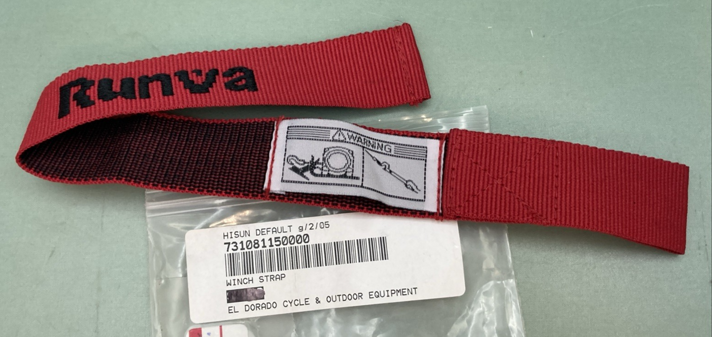 NEW REPLACES HISUN 73108-115-0000 WINCH STRAP