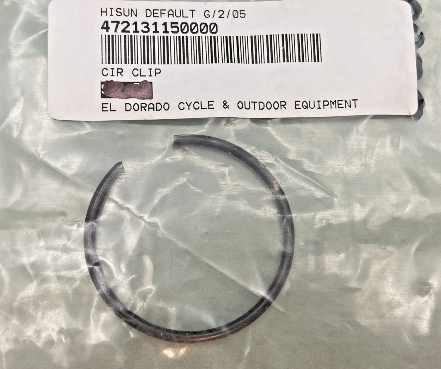 NEW REPLACES HISUN 47213-115-0000 CIR CLIP