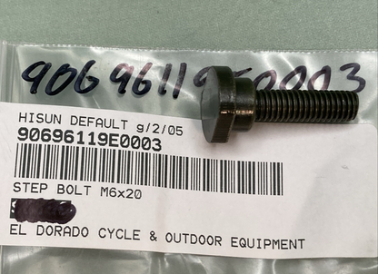 NEW REPLACES HISUN 90696-119E-0003 STEP BOLT M6 X 20