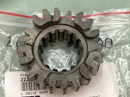 NEW REPLACES HISUN 22213-012-0000 L DRIVE GEAR