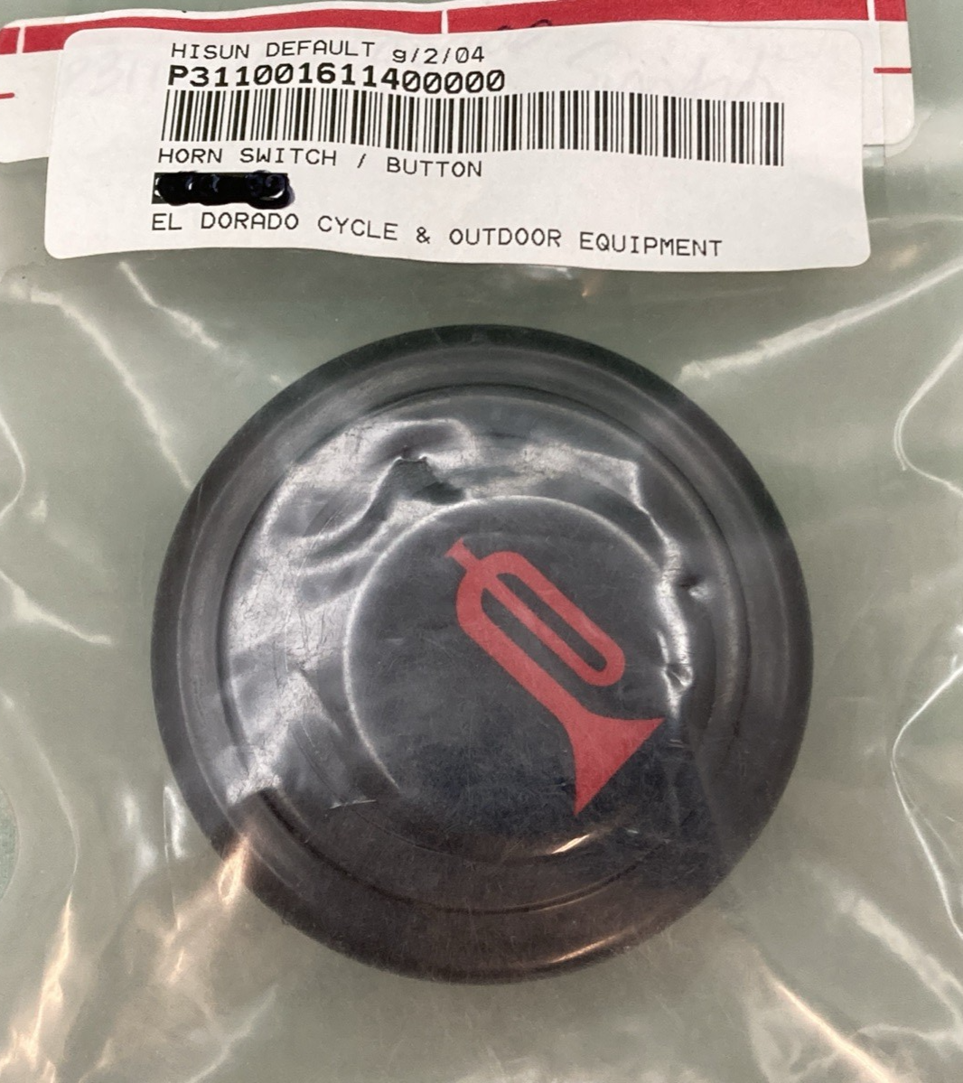 NEW REPLACES HISUN P311001611400000 HORN SWITCH, BUTTON