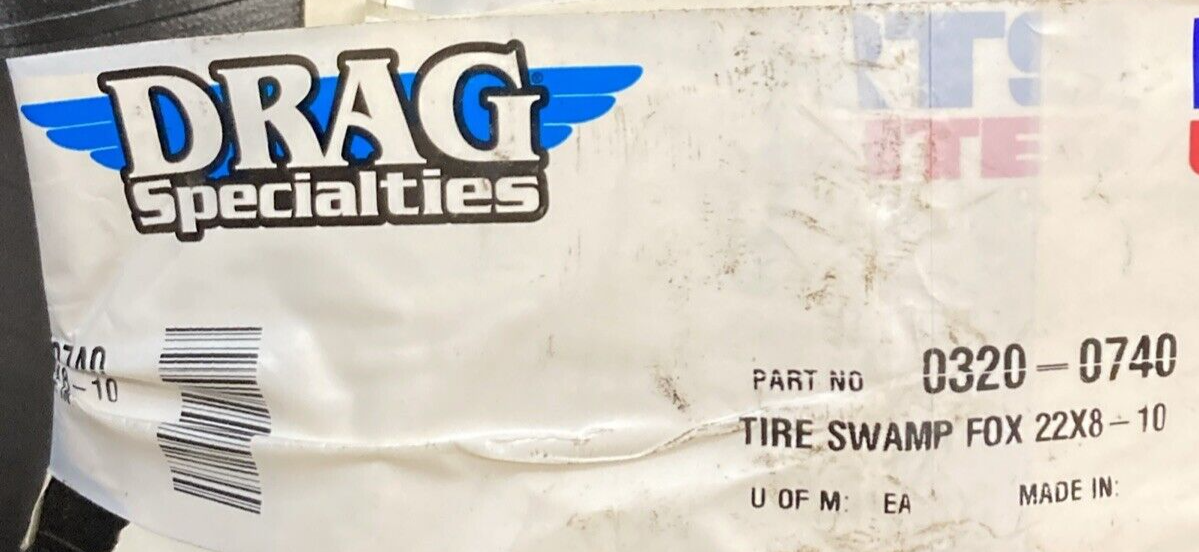 NEW GENUINE AMS 0320-0740 Swamp Fox AT22x8-10 F/R 6 Ply ATV UTV Tire