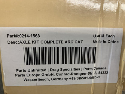 NEW GENUINE MOOSE 0214-1568 AXLE KIT COMPLETE ARC CAT