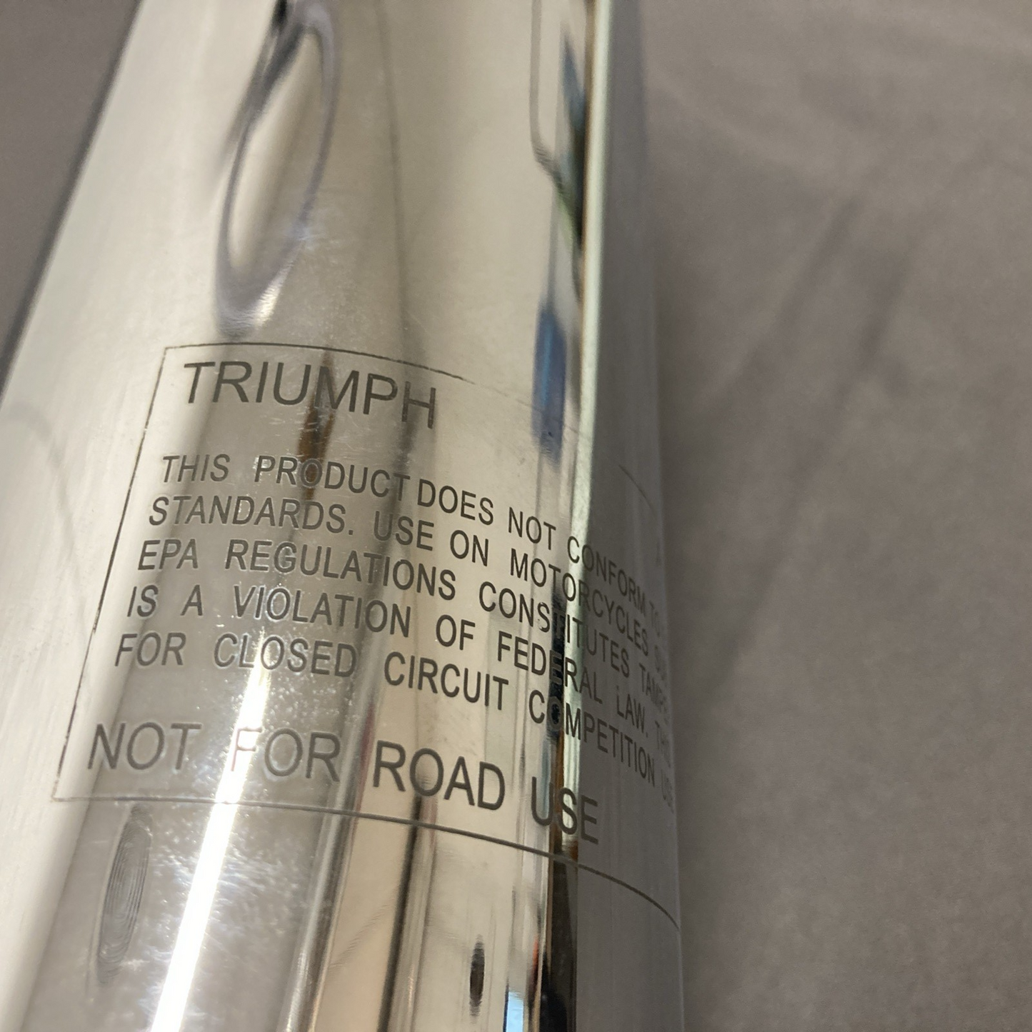 NEW GENUINE TRIUMPH A9600062 SILENCER RH EXHAUST