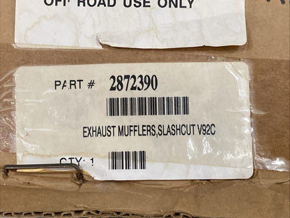 GENUINE VICTORY 2872390 CRUISER SLASHCUT EXHAUST SLIP ON