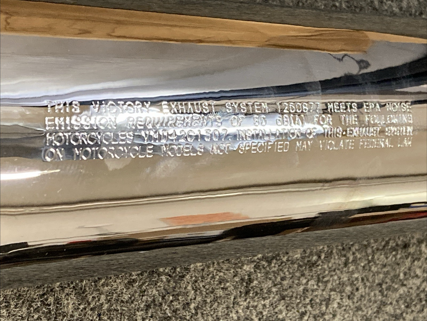 GENUINE POLARIS 2872390 VICTORY EXHAUST SILENCER