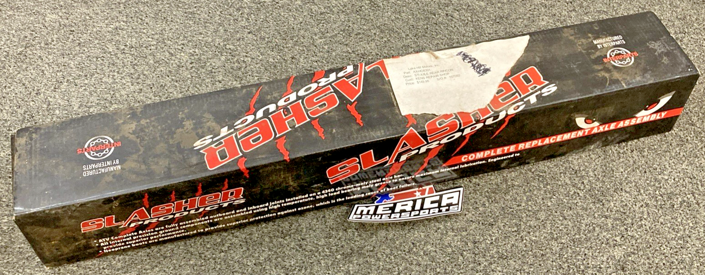 New Genuine Slasher AX-HO8301 Axle Assembly