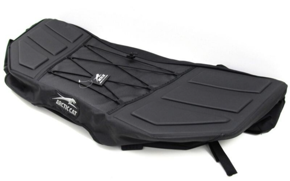 NEW GENUINE ARCTIC 1436-511 RACK BAG, FRONT, BLACK-ZIPPERLESS ATV