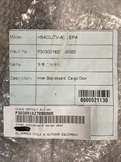 NEW GENUINE HISUN P303001827040000 INNER SCALEBOARD CARGO DOOR