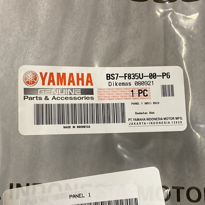 New Genuine Yamaha BS7-F835U-00-P6 OEM PANEL