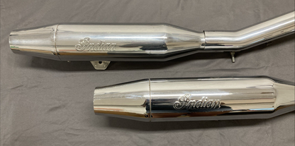GENUINE INDIAN GILROY 37-124 Exhaust Header Pipes & Muffler System Scout 2001-03