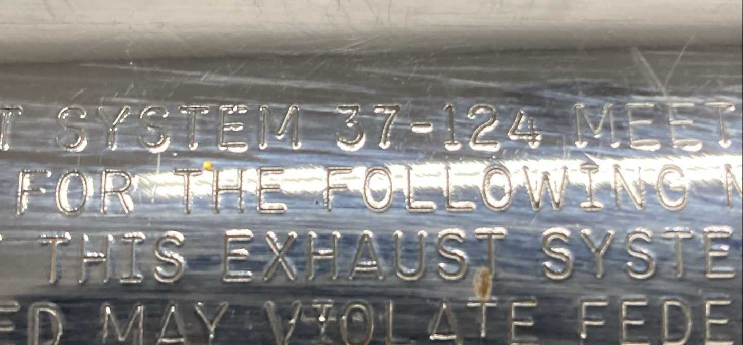 GENUINE INDIAN GILROY 37-124 Exhaust Header Pipes & Muffler System Scout 2001-03