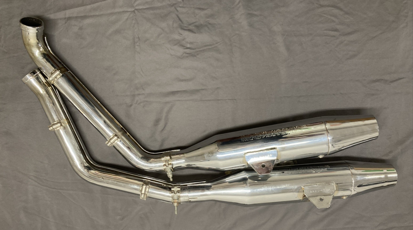 GENUINE INDIAN GILROY 37-124 Exhaust Header Pipes & Muffler System Scout 2001-03