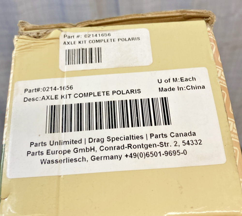 New Genuine Moose Utility Division 0214-1656 Axle