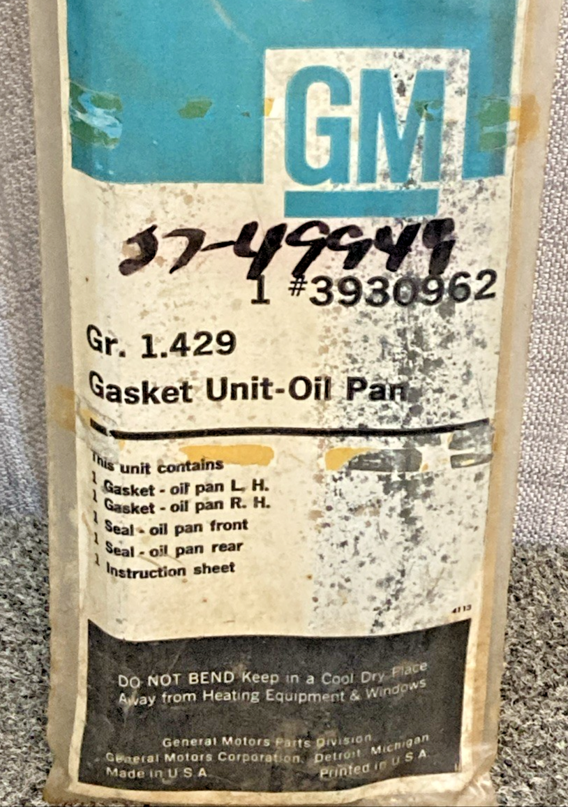 NEW GENUINE GM 3930962 GASKET KIT