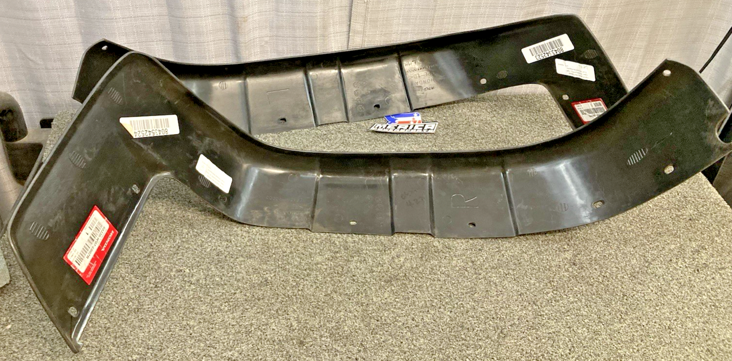 New Genuine Honda 80221-HM7-000ZB Splash Guard Lh Rh Fender Set, Black