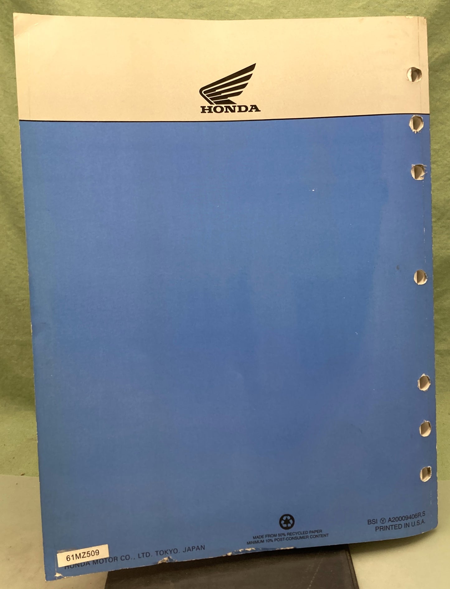 Genuine Honda 61MZ509 VF750C/CD Magna Service Manual '94-'03