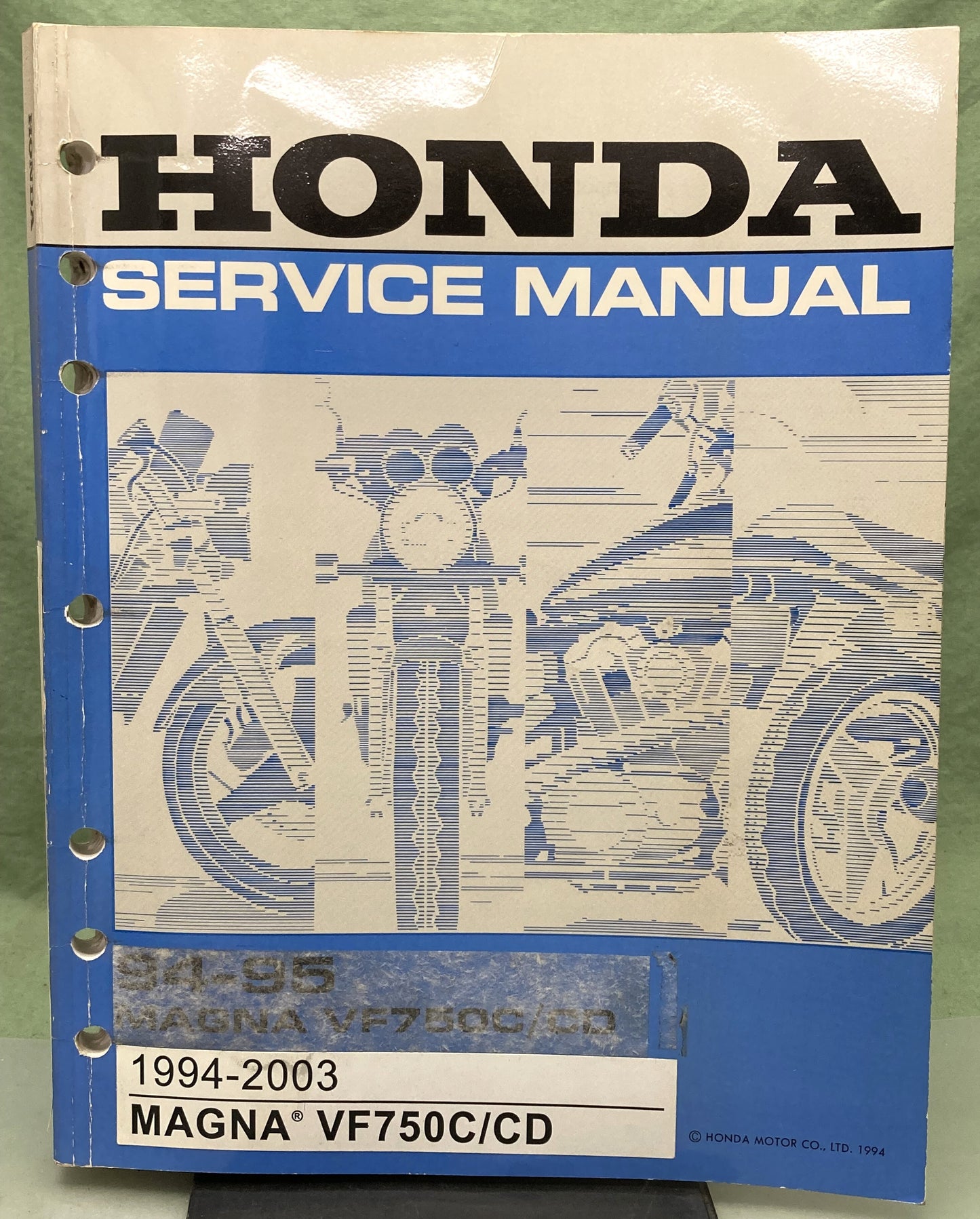 Genuine Honda 61MZ509 VF750C/CD Magna Service Manual '94-'03