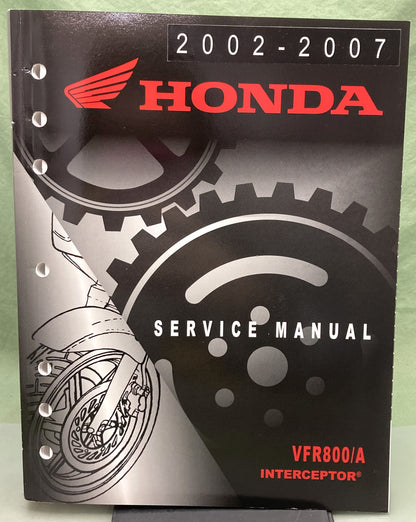 Genuine Honda 61MCW05 VFR800/A Interceptor Service Manual '02-'07