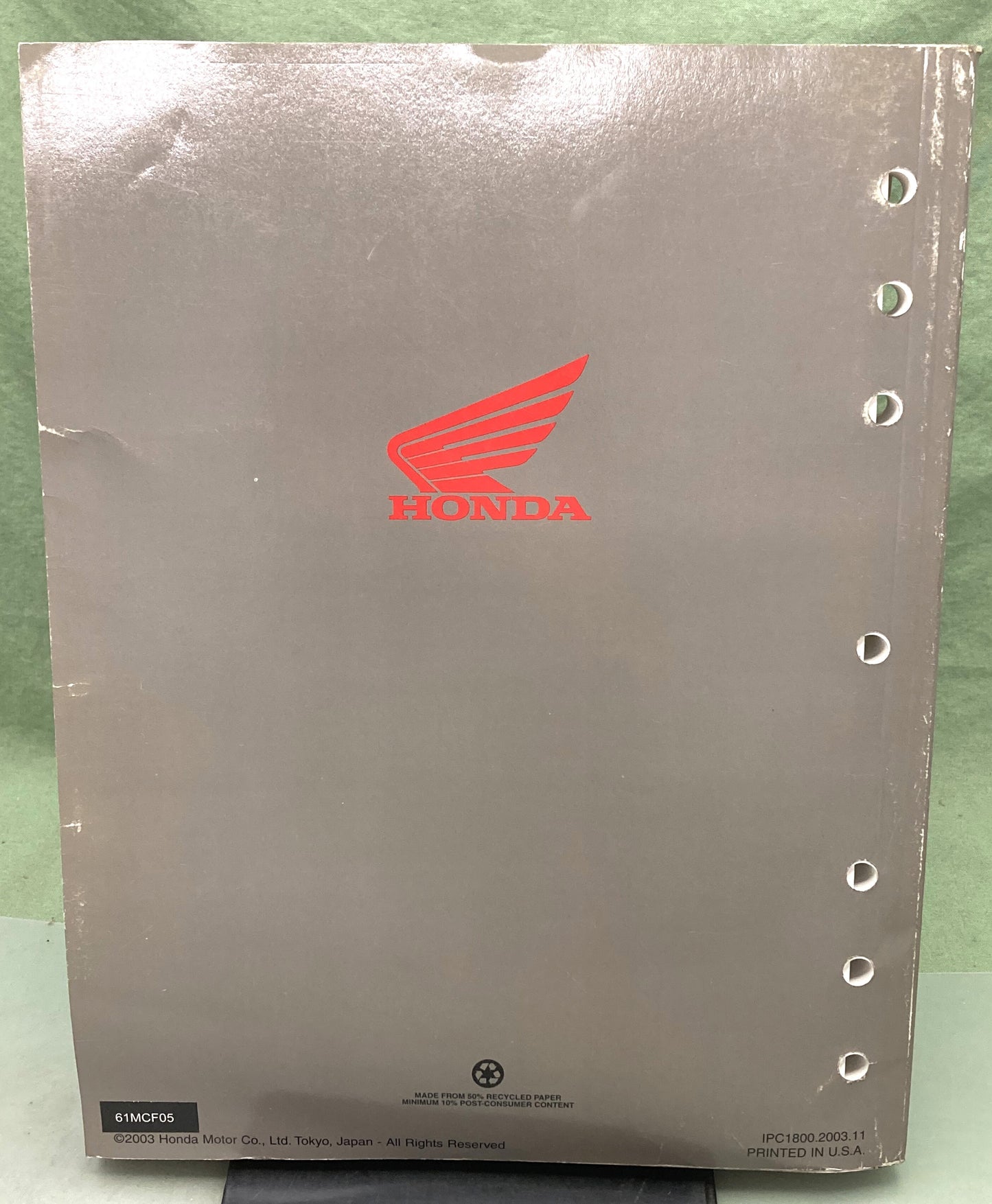 Genuine Honda 61MCF05 RVT1000R Service Manual '00-'05