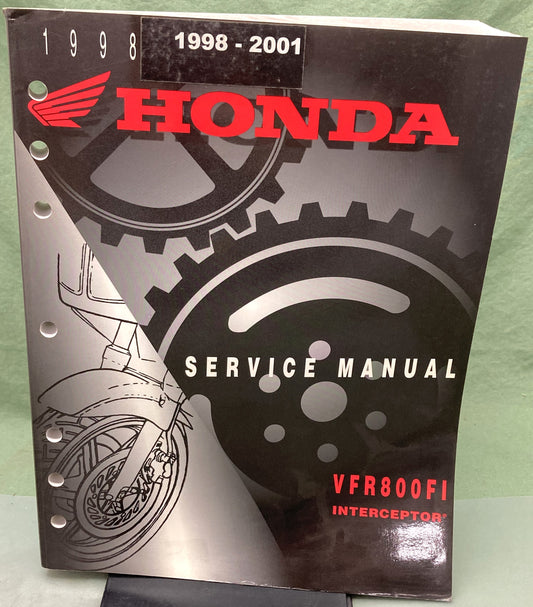 Genuine Honda 61MBG03 VFR800FI Interceptor Service Manual 1998-2001