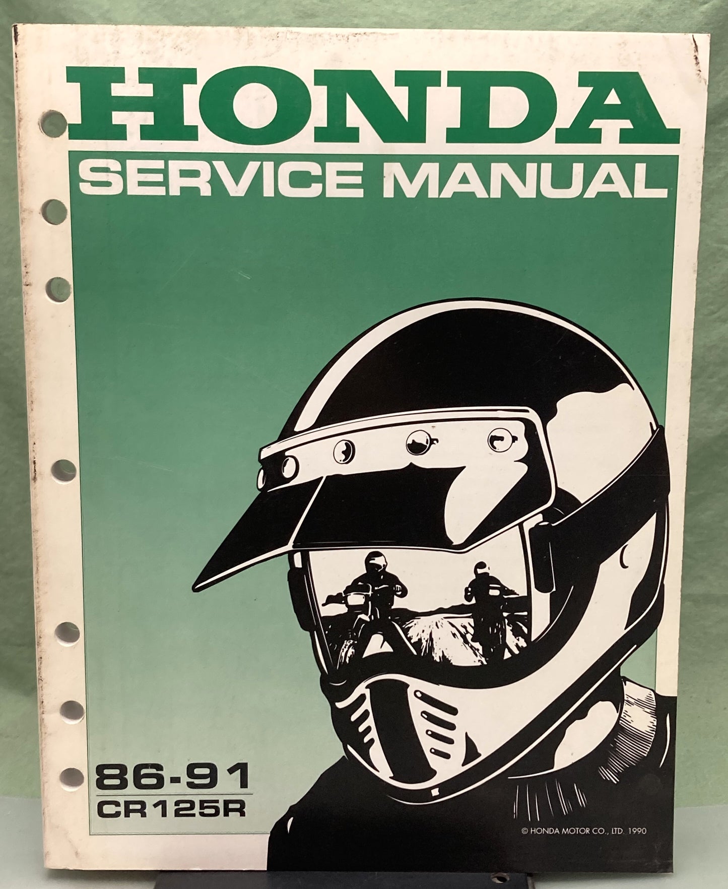 Genuine Honda 61KS605 CR125R Service Manual '86-'91