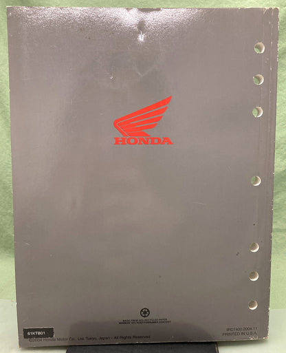 Genuine Honda 61KTB01 PS250 Big Ruckus Service Manual '05-'06