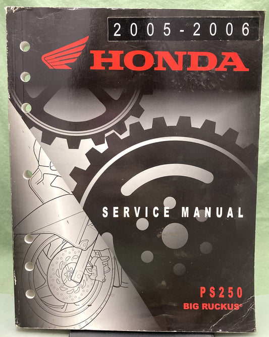 Genuine Honda 61KTB01 PS250 Big Ruckus Service Manual '05-'06