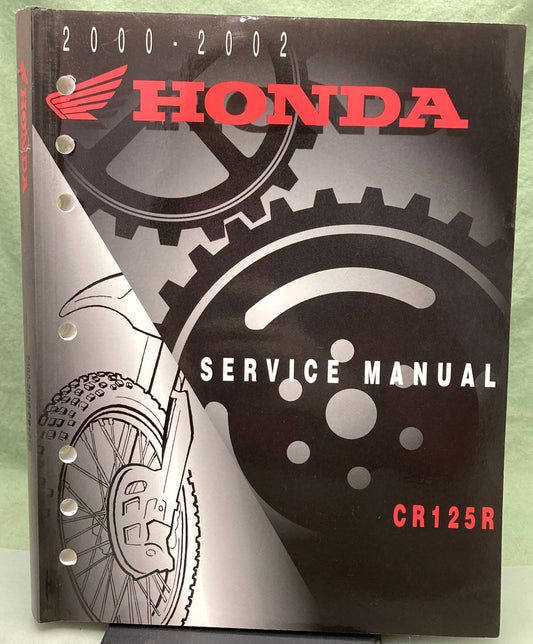 Genuine Honda 61KZ462 CR125R Service Manual '00-'02