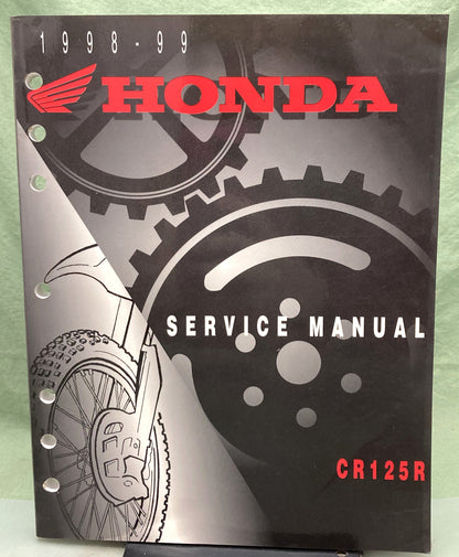 Genuine Honda 61KZ451 CR125R Service Manual '98-'99