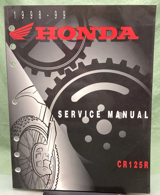 Genuine Honda 61KZ451 CR125R Service Manual '98-'99