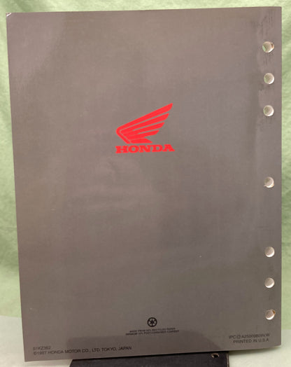 Genuine Honda 61KZ352 CR250R Service Manual '97-'99