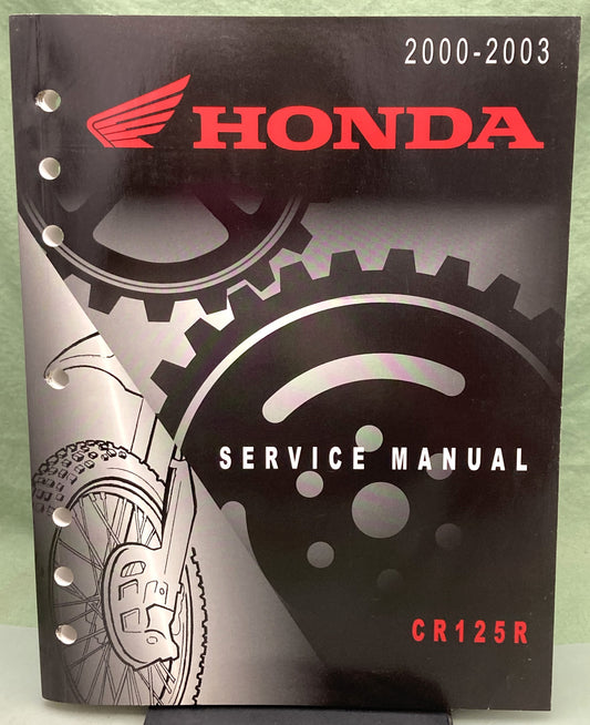 Genuine Honda 61KZ463 CR125R Service Manual '00-'03