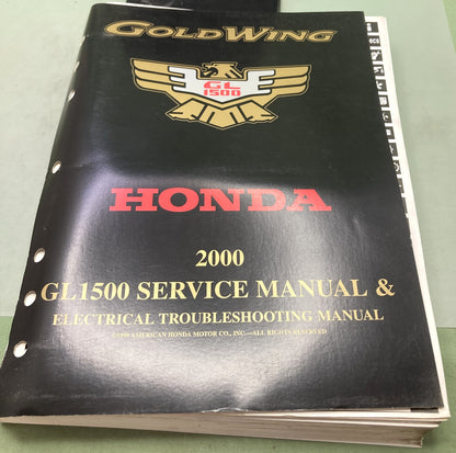 Genuine Honda 61MAM05-AH GL1500 A/SE Electrical Troubleshooting Manual 2000