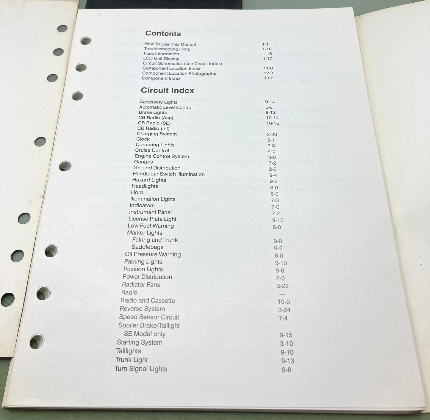 Genuine Honda 61MAM05-AH GL1500 A/SE Electrical Troubleshooting Manual 2000