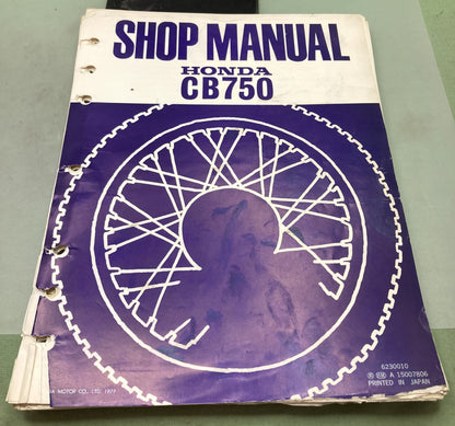Genuine Honda 6230010 CB750 Shop Manual 1977