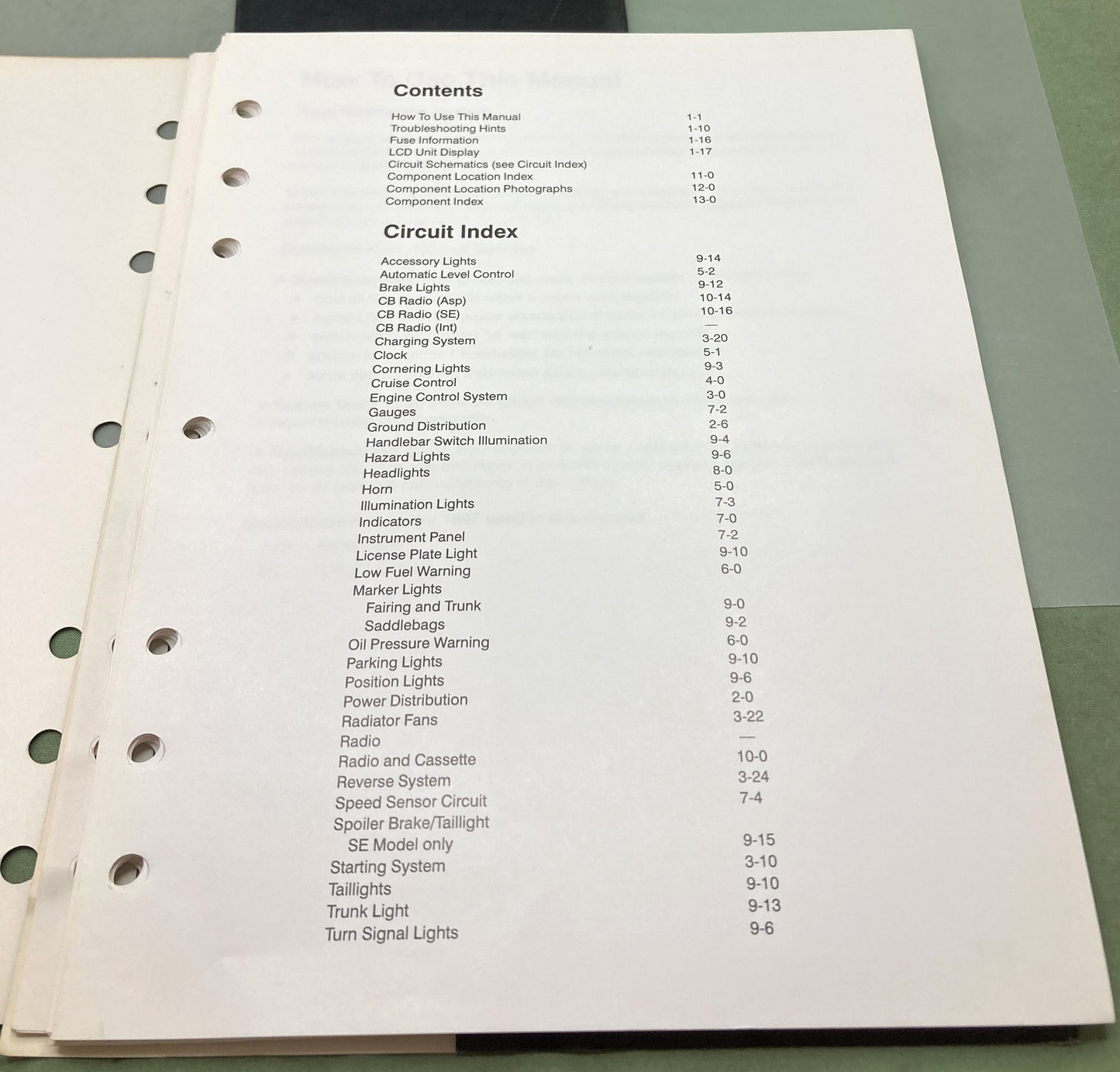 Genuine Honda 61MAM04-AH GL1500 A/SE Service/Electrical Troubleshooting Manual 1999